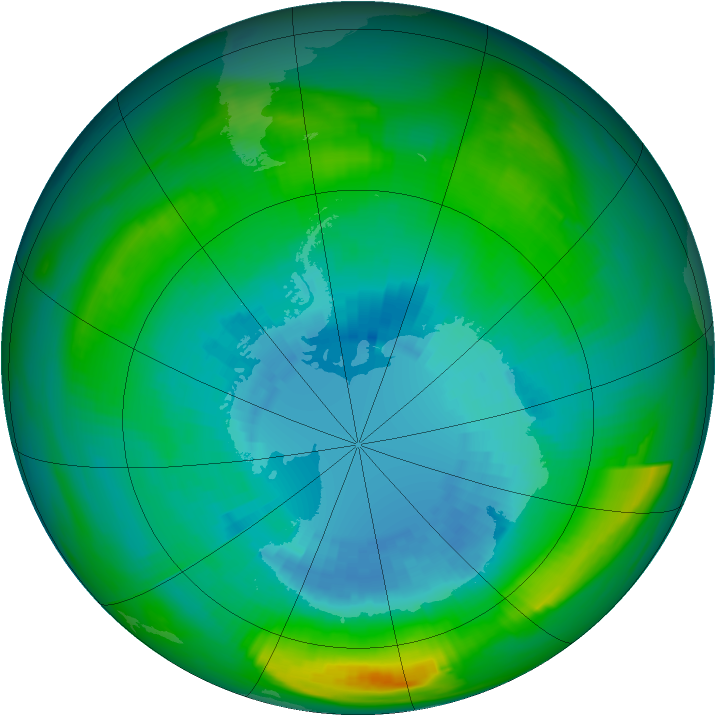 Ozone Map 1980-09-07